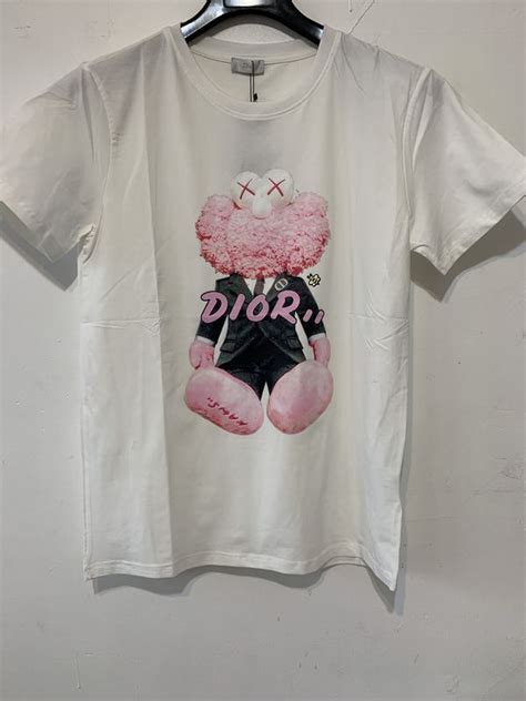 dior kaws shirt white